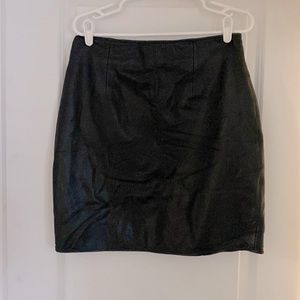 Leather Skirt from the lining..size 12- M-L